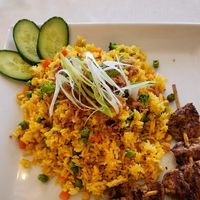 Golden fried rice at Loving Vegan  in Hafnarfjordur
