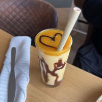 Mango Smoothie (delicious!)  at Loving Vegan  in Hafnarfjordur