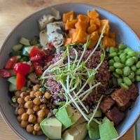 BUDDHA BOWL WAS DELICIOUS at Loving Vegan  in Hafnarfjordur