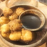 Banana frita con chocolate at Pawikan in Puerto Princesa