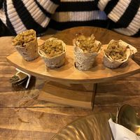 Papadum cornets  at BlendHouse in Utrecht