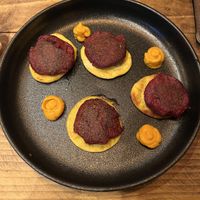 Beetroot kebab  at BlendHouse in Utrecht