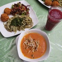 Lunch #Veganuary at Prashanti Restaurante y Tienda Naturalista in Neiva