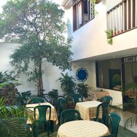 Outdoor patio Prashanti at Prashanti Restaurante y Tienda Naturalista in Neiva