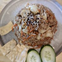 Rice with tempeh at SUPE Vegan - George Town in Penang