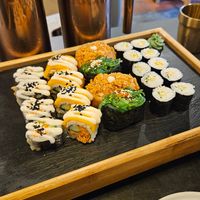 Sushi plate at SUPE Vegan - George Town in Penang