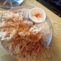 Tempura mushrooms at SUPE Vegan - George Town in Penang