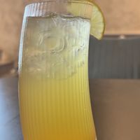 Cold user lemon drink  at SUPE Vegan - George Town in Penang