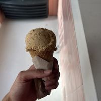 Snickers ice cream cone  at Drizz in Bogota