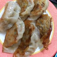 Vege 'meat' gyoza at Senjo Handmade Gyoza Shop in Tokyo
