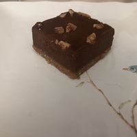 Vegan cake bar (they had three flavors: chocolate,  hazelnut or mango )  at Urban Deli in Savannah