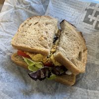 Vegan chicken salad sandwich   at Urban Deli in Savannah