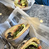 Chicken sandwich & gyro   at Urban Deli in Savannah