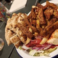 Chkn gyros   at Kargo MKT in Salford