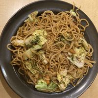 Fried noodles  at Okonomiyaki Kaji in Hakone