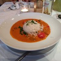 Veganes Curry at WIEHEN-THERME Hotel • Restaurant in Huellhorst