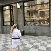   at Elias Coffee Shop in Prague