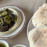 Best pita bread I’ve ever had!  at Safta in Denver