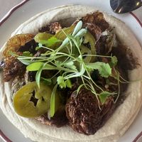 Brussels sprout hummus  at Safta in Denver