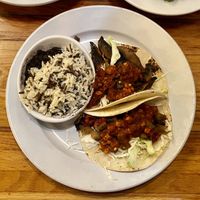 Mushroom tacos  at Tarrant's Cafe in Richmond
