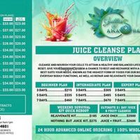 Menu  at Akasha Metaphysical & Vegan Cafe in St Georges