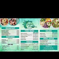 Menu  at Akasha Metaphysical & Vegan Cafe in St Georges