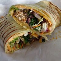 Wrap at Akasha Metaphysical & Vegan Cafe in St Georges
