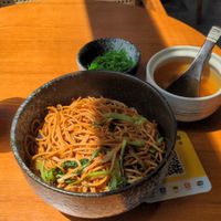 Do not combine the plum juice with Cold Brew Oat Milk Coffee ;) at Jade Buddha Vegetarian 玉佛寺素斋馆 in Shanghai