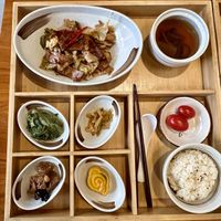 “Meat” meal  at Jade Buddha Vegetarian 玉佛寺素斋馆 in Shanghai