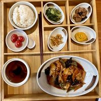 Tofu meal  at Jade Buddha Vegetarian 玉佛寺素斋馆 in Shanghai