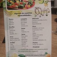 Flyer from restaurant at Sabó  in Buenos Aires