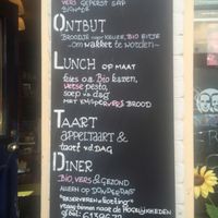 menu at Cafe Voltaire in Den Bosch
