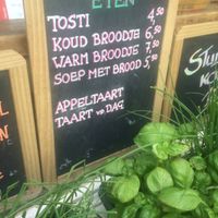 food menu at Cafe Voltaire in Den Bosch
