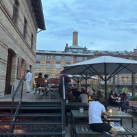 Beer garden.  at Zollhaus Pankow in Berlin