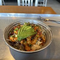 Vegan Shrimp bowl  at California Fish Grill in Irvine
