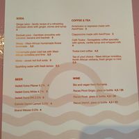 Menu Drinks (English) at Fankaasoo  in Groningen