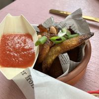 Gebakken banaan  at Fankaasoo  in Groningen