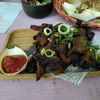 Suya Shrooms (Pilze, mariniert- my favorite) at Fankaasoo  in Groningen