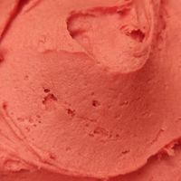 Lolla's organic strawberries sorbet at LOLLA Gelato in Viterbo