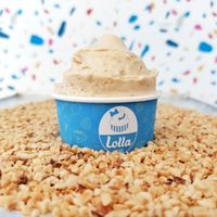 Lolla's hazelnut gelato at LOLLA Gelato in Viterbo
