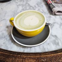 matcha (def had better, would recommend to get the mocha instead) at Taybo Bagels & Coffee in Malaga