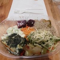 My self-made salad at Green Leaf Cuisine  in Buenos Aires