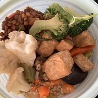 Bring your own container to save on single use plastics   at Green Leaf Cuisine  in Buenos Aires