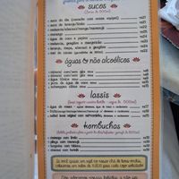 Cardápio at Shanti  in Salvador