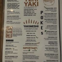 poke bowls   at Sensei Sushi Bacalar in Bacalar