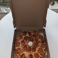 Plant based pizza at Pizza Nova - Church St in Toronto