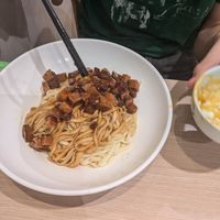Pork spicy noodles at Songyuelou in Shanghai
