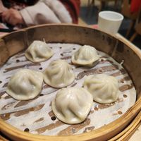 Mushroom dumplings at Songyuelou in Shanghai