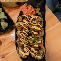 fried sushi at Ching a Ling in Vaxjo