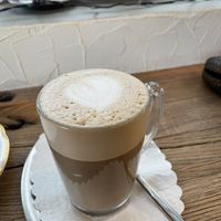 Dirty Chai Latte with soy milk  at Kaffee Klatsch in Brig